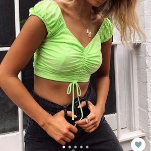 Darahuan lime top from princess Polly